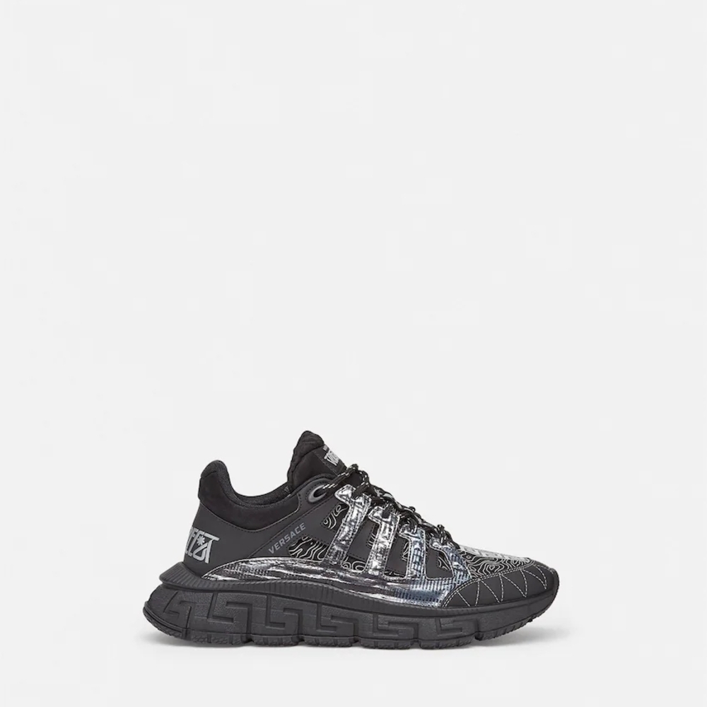 Versace Kids Black Sneakers